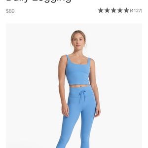 Vuori Pool Blue Daily Leggings